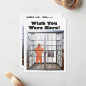 Carte De Correspondance Wish You Were Here Notecard (Devant/Arrière en situation)