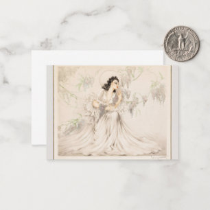 Carte De Correspondance Wisteria, 1940 par Louis Icart