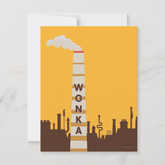 Carte De Correspondance Wonka Factory Silhouette (Devant)