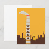 Carte De Correspondance Wonka Factory Silhouette (Devant / Derrière)