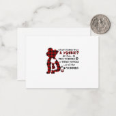 Carte De Correspondance Yorkies (Devant/Arrière en situation)