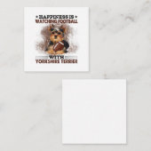 Carte De Correspondance Yorkshire Terrier (Devant / Derrière)