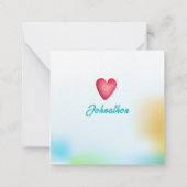 Carte De Correspondance Yorkshire Terrier Dog Classroom Valentine Card (Dos)