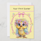 Carte De Correspondance Your First Easter Flat Note Card (Devant)