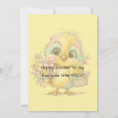 Carte De Correspondance Your First Easter Flat Note Card (Dos)