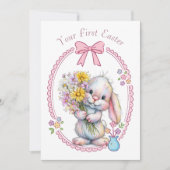 Carte De Correspondance Your First Easter Flat Note Card (Devant)