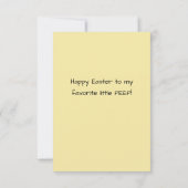 Carte De Correspondance Your First Easter Flat Note Card (Dos)