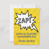 Carte De Correspondance Zap! Electric Valentine’s Day Card (Devant)