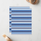 Carte De Correspondance Zigzie pattern 1 (Devant/Arrière en situation)