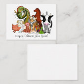 Carte De Correspondance Zodiaque chinois (Devant / Derrière)