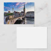 Carte De Correspondance Zurich, Suisse (Devant / Derrière)