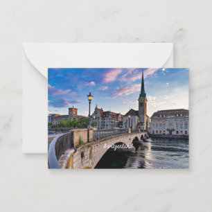 Carte De Correspondance Zurich, Suisse