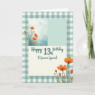 Carte de cosmos d'anniversaire douce