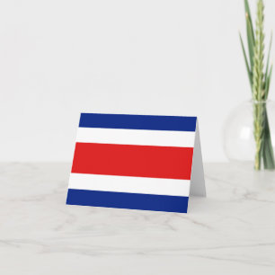 Carte de Costa Rica avec Drapeau