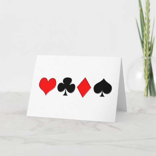 Carte de costumes de poker (Devant)