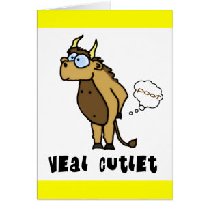 Carte de côtelette de veau