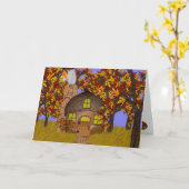 Carte de COTTAGE de FAERY de GLAND (Fleur jaune)