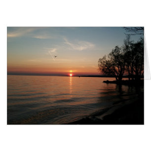 carte de coucher de soleil à North Bay