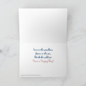 Carte de coucher de soleil anniversaire (Intérieur)