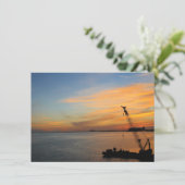 Carte de coucher de soleil de Biscayne (Debout devant)