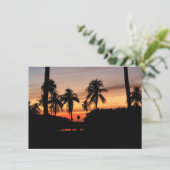 Carte de coucher de soleil en Floride (Debout devant)