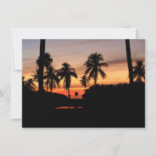 Carte de coucher de soleil en Floride