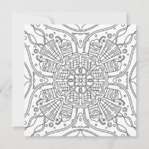 Carte de couleur de nuit Éffrayante Halloween