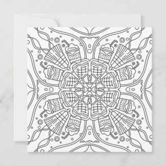 Carte de couleur de nuit Éffrayante Halloween