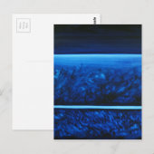 CARTE DE COULEURS DE GUÉRISON en BLEU de Calme (Devant / Derrière)