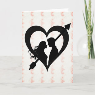Carte de couple Cœur Amour