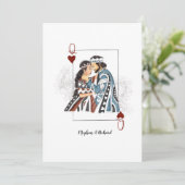 Carte de couple King Queen (Debout devant)