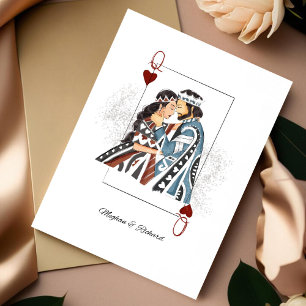 Carte de couple King Queen