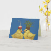 Carte de couple Peep (Fleur jaune)