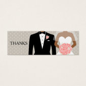 Carte de coupon de boisson gratuite du mariage mar (Devant)