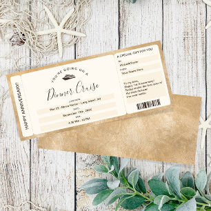 Carte de coupon surprise Billet d'embarquement Cro