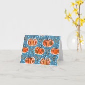Carte de courge d'hiver (Fleur jaune)