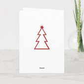 Carte de couronne de Noël (Dos)