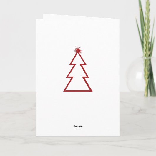 Carte de couronne de Noël (Dos)