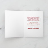 Carte de couronne de Noël (Intérieur)