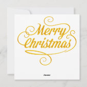 Carte de couronne de Noël Joyeux 3D (Dos)