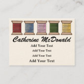 Carte de couture / Artisanat (Dos)