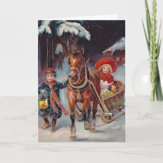 Carte de couture de Noël (Devant)