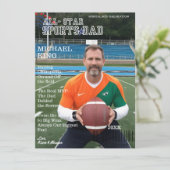 Carte de couverture All Star Sports Papa Magazine (Debout devant)