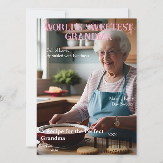 Carte de couverture du magazine de grand-mère le p (Devant)