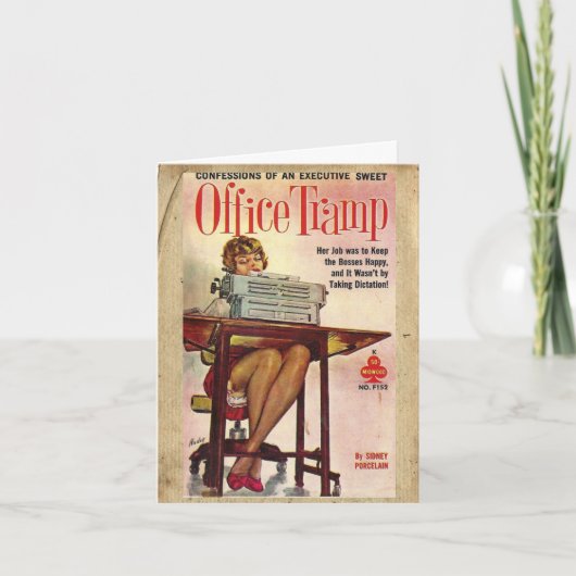 Carte de couverture vintage (Devant)