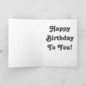 Carte de crâne à sucre sur mesure Joyeux 20e anniv (Intérieur)