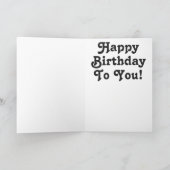 Carte de crâne à sucre sur mesure Joyeux 30e anniv (Intérieur)