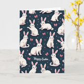 Carte de créature joyeuse de printemps (Fleur jaune)