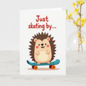 Carte de créature patineuse joyeuse (Fleur jaune)