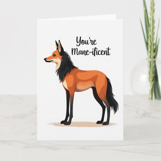 Carte de Créature Ressemblant à un Renard Joyeux (Devant)